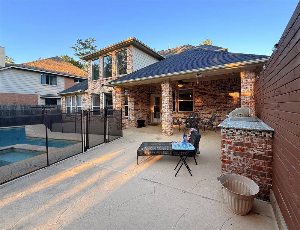 Backyard summer grill