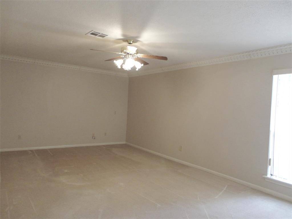 SUCH A NICE MASTER SUITE.. GREAT WALL SPACE FOR FURNITURE ARRANGEMENT..
