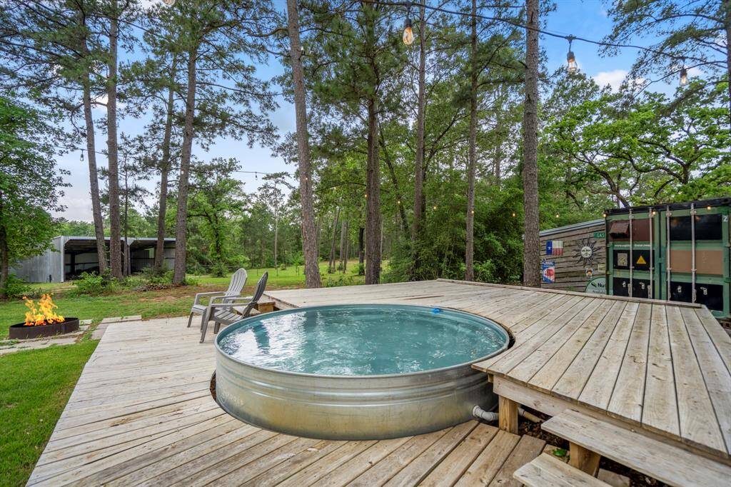 Complete with your very own custom COWBOY POOL! Full filtration system and professionally installed - imagine all the fun you can have in this space!