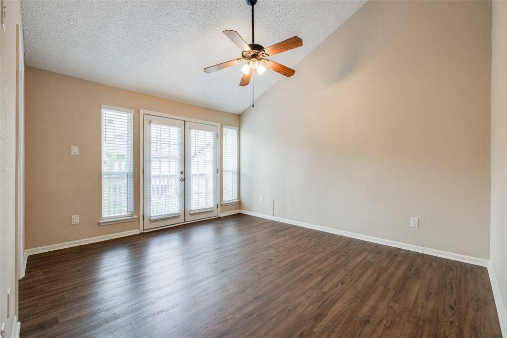 The Primary suite features a private balcony, 2 closets, and high ceilings making it brighter and more airy.
