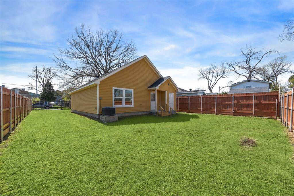 There is potential to add onto the back of the house!
