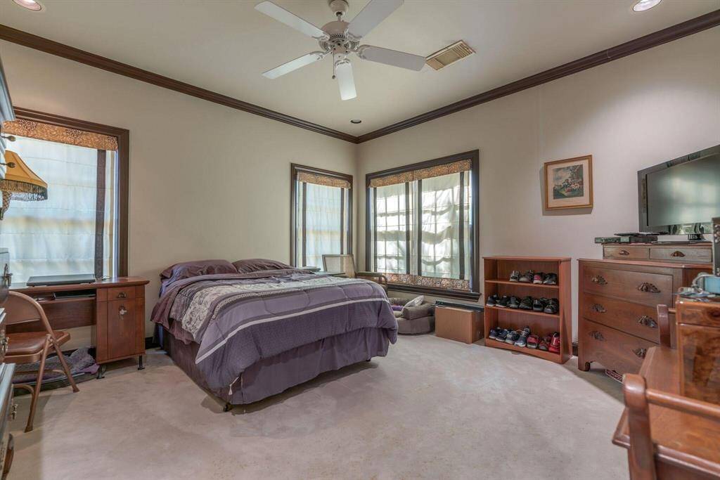 One of three secondary bedrooms.