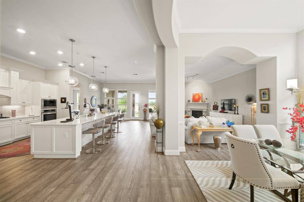 Open concept living.