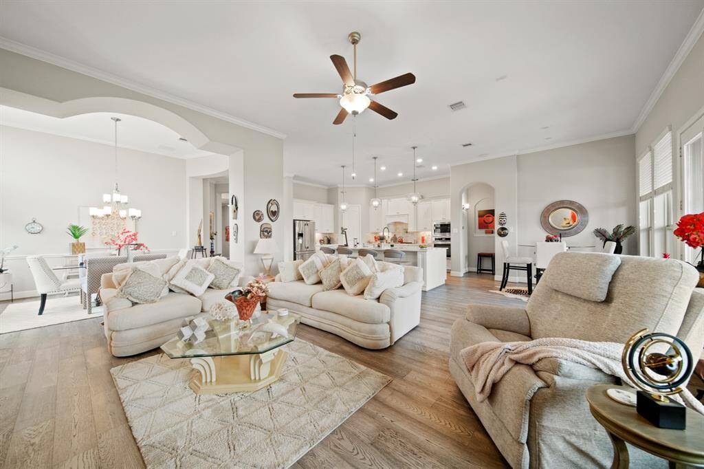 An entertainer's delight in this home with all spaces easily connected.