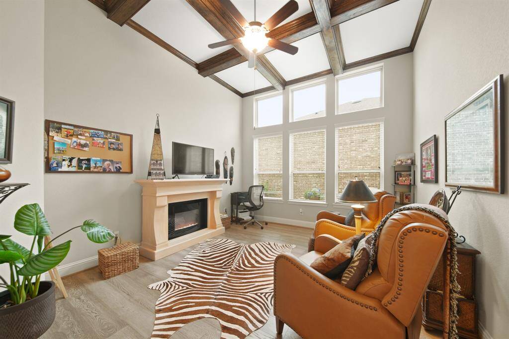 Study. The in home study can also easily work as a 3rd bedroom.