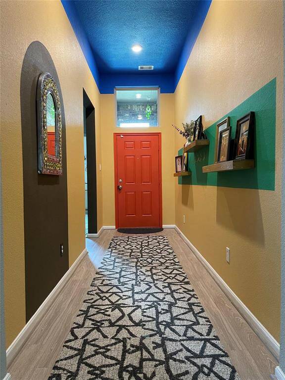 Entry hall will me made one neutral color.