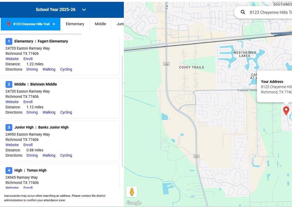 Set to open in 2025-26 is Secondary Complex 7, which will be home to Tomas High School, Banks Junior High and Bielstein Middle School. The complex is under construction and expects to be complete by June 2025. Fagert Elem is also scheduled to open Fall 2025.