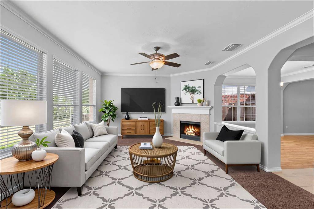 Family Room with Gas Fireplace