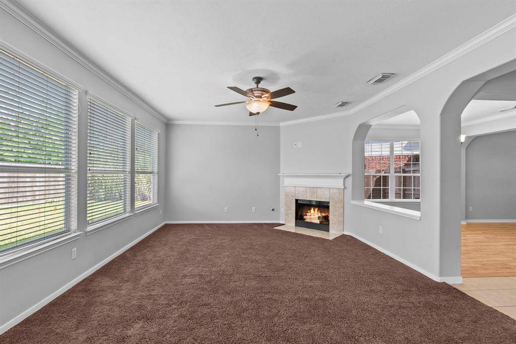 Family Room with Gas Fireplace