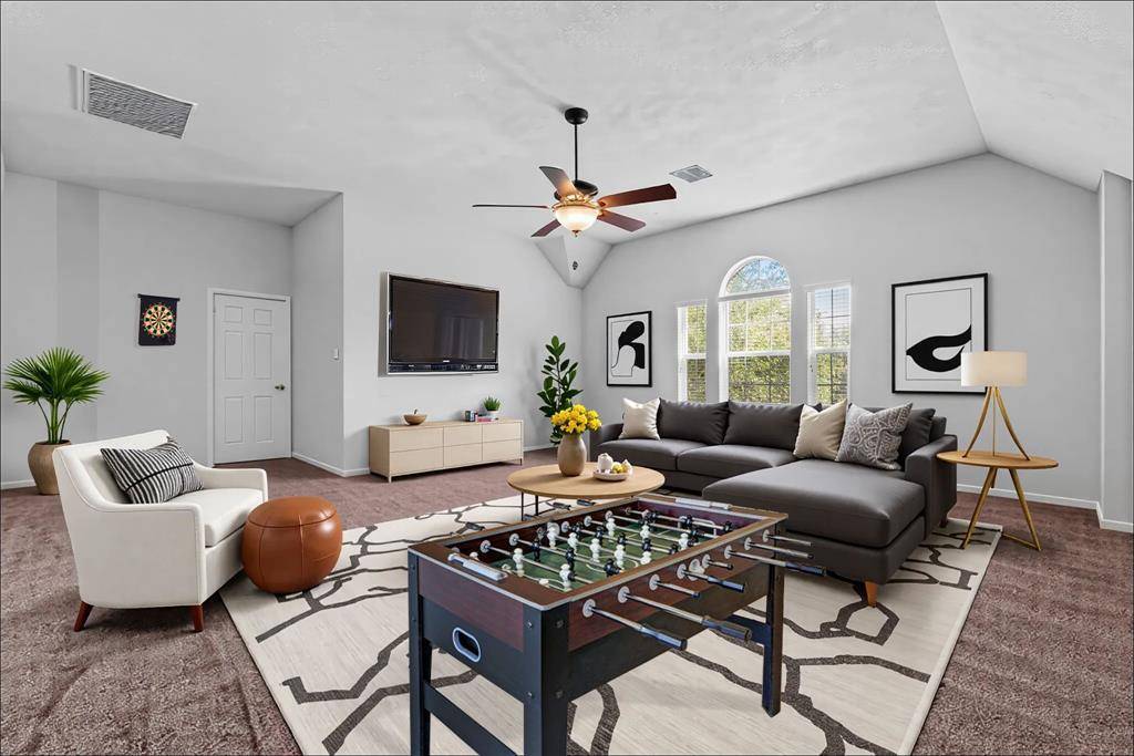 Media Room - Virtually Staged