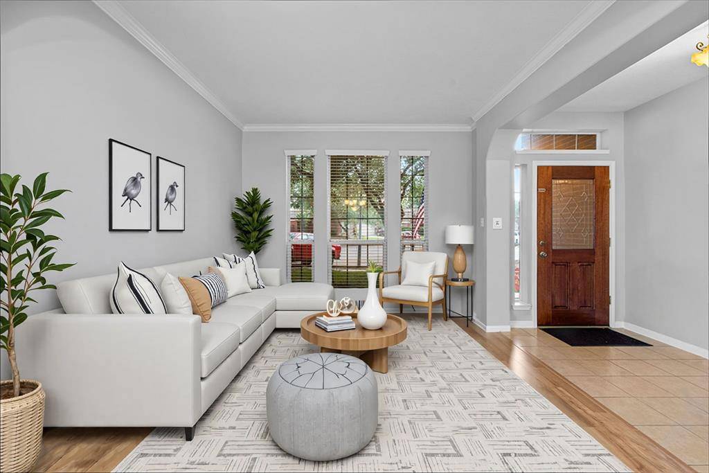Front Entry - Formal Living Virtually Staged