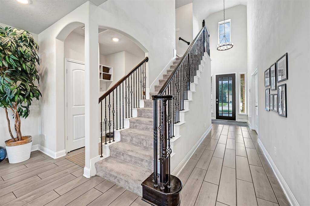 The expansive second floor game room is designed to delight the most discerning guests. Host a party, play a few games, or gather together in this versatile space.