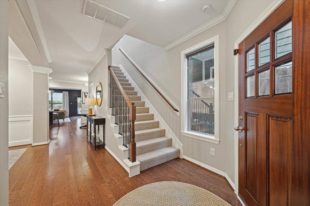 You will love the warm natural light and openness of this first floor layout upon entry of the home.