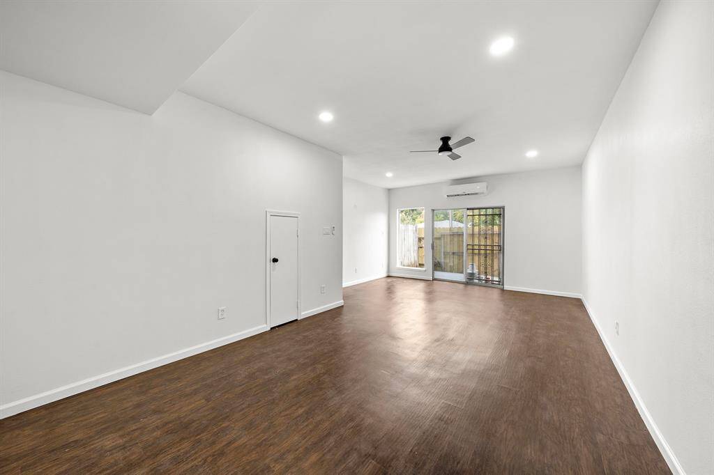 Downstairs living area.