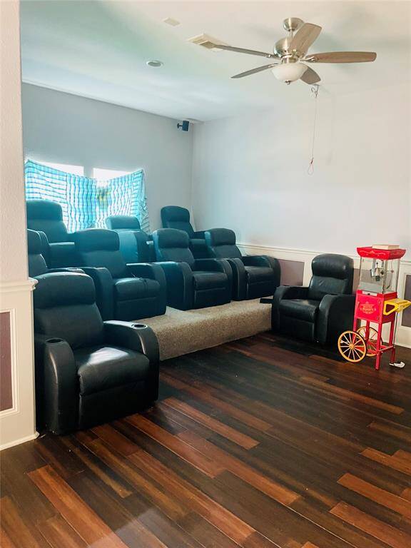 Theater room - all theater equipment and furniture stays with the home.