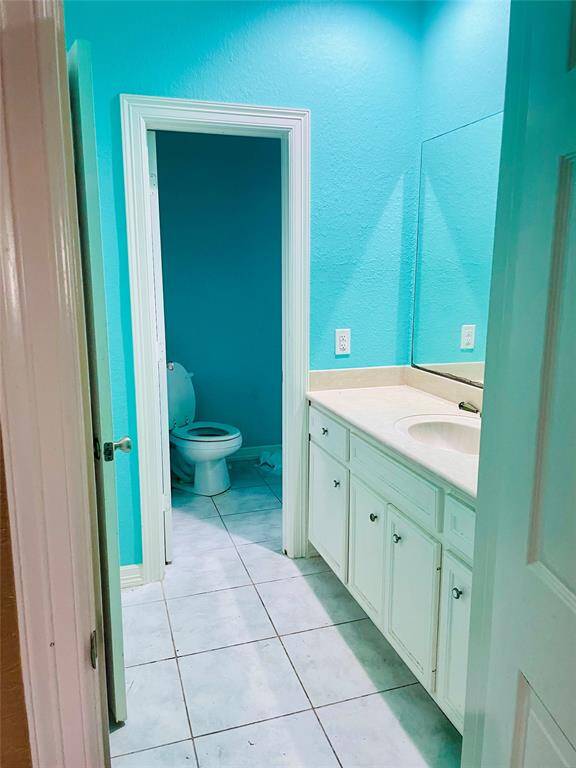 Secondary bath on the second floor
