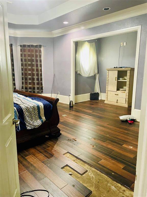 Primary bedroom with sitting area