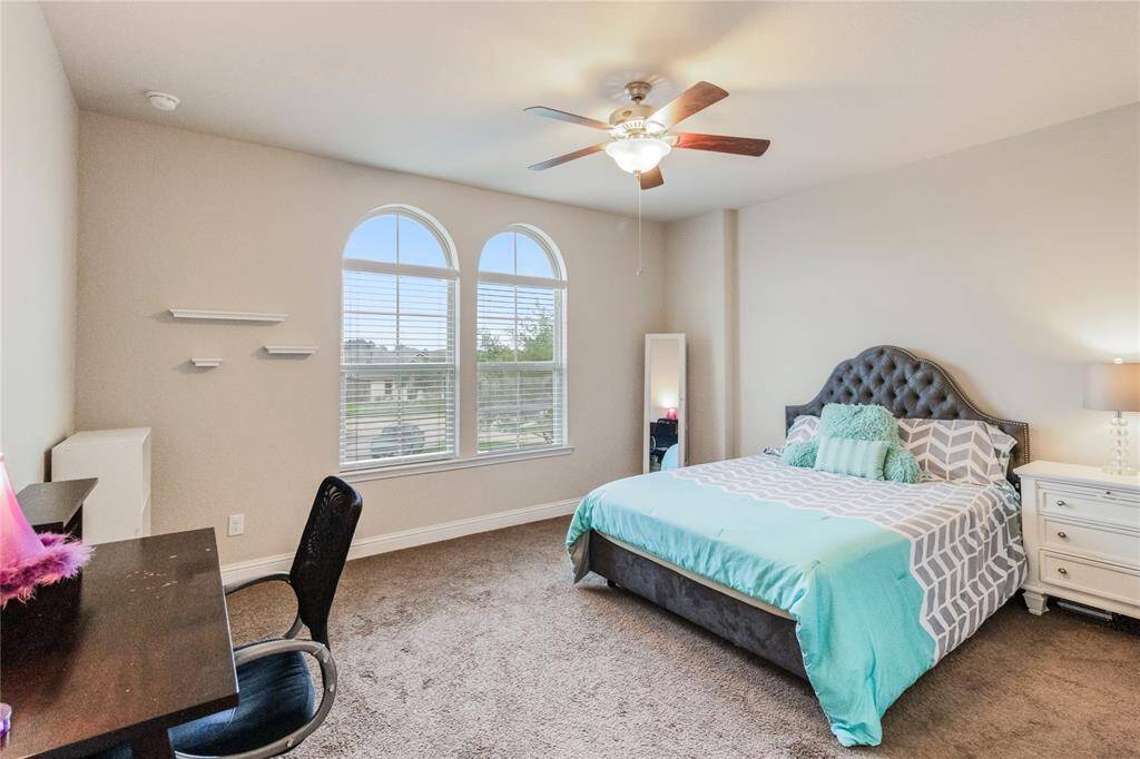 Upstairs, secondary bedroom.