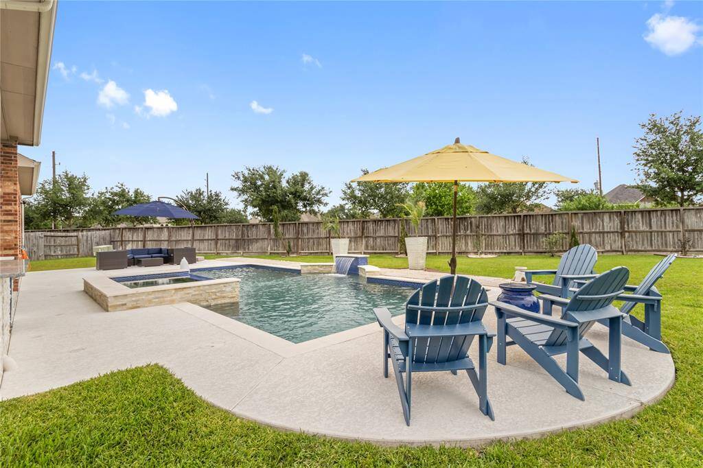Relax in your own private oasis.