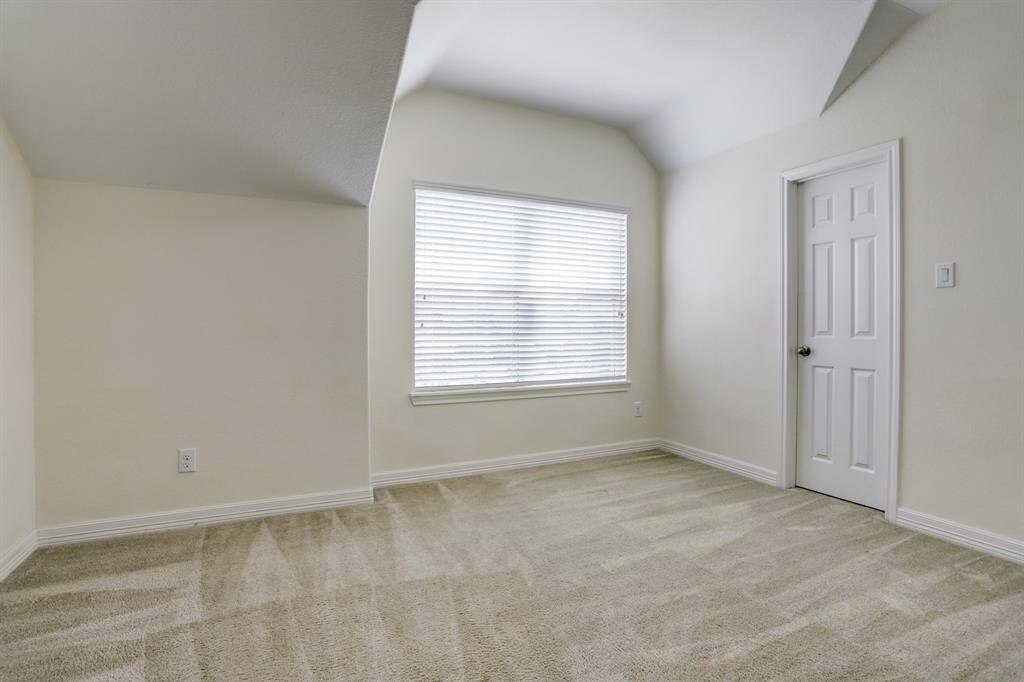 Upstairs you'll find 3 secondary bedrooms, each with ample closet space to fit all your needs.