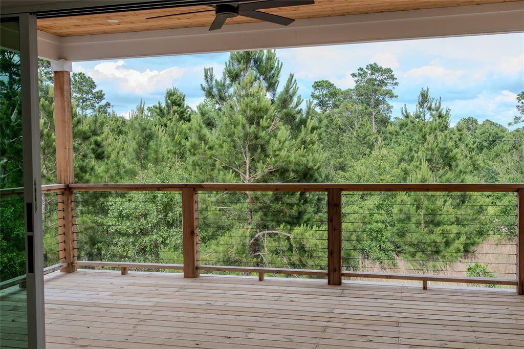 Amazing open deck through your large sliding doors extends your living room into the outdoors.