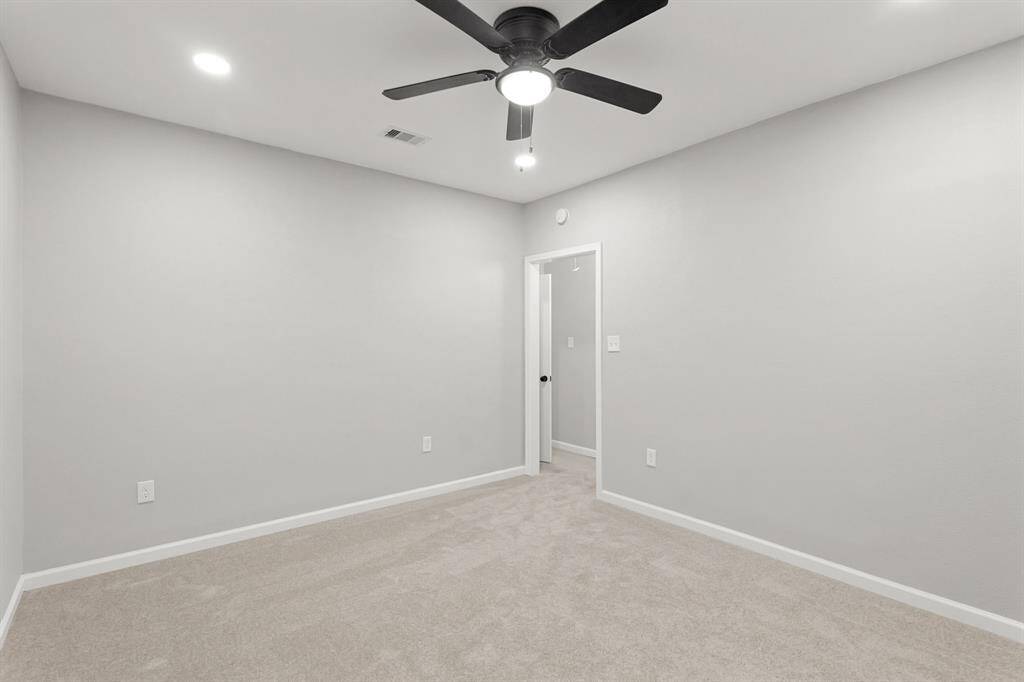 This is a large space to create your own private retreat.