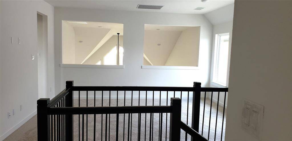 Walk-in closet in the primary