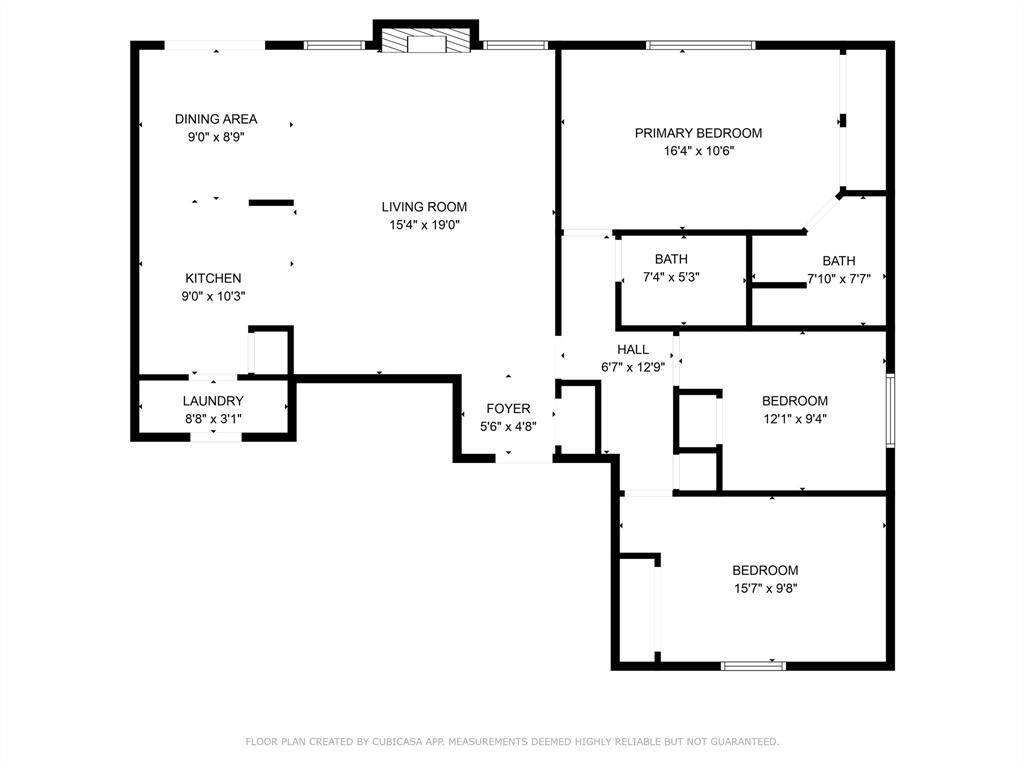 Floor Plan with Dimensions.