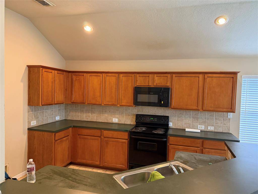 Kitchen open to family room