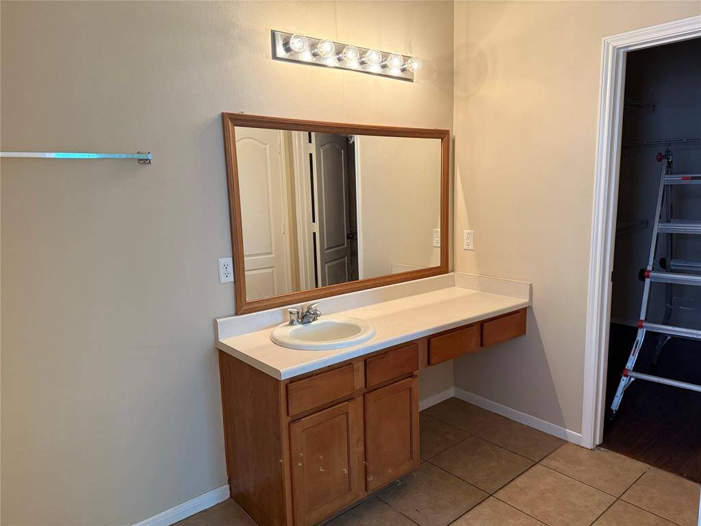 With walk-in closet