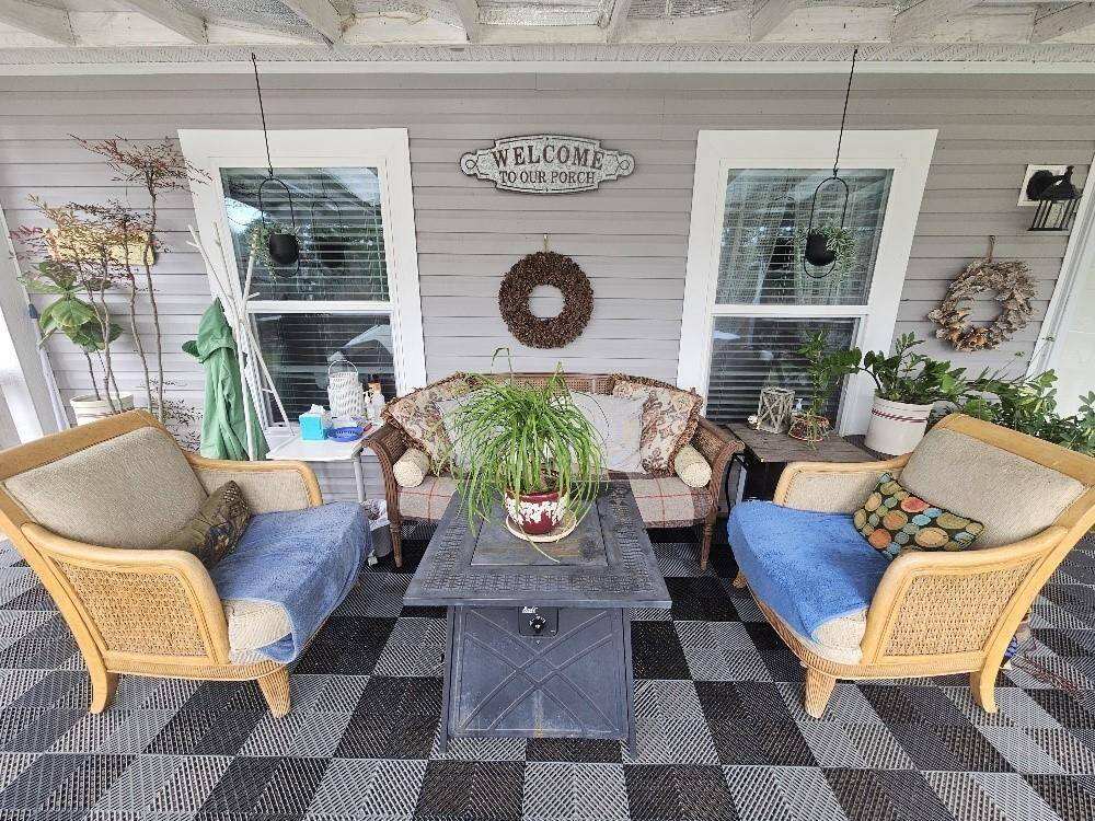 Front porch is large and used most evenings to visit with friends and family.