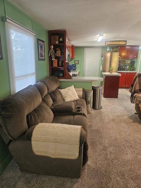 Guest house living room open to kitchen
