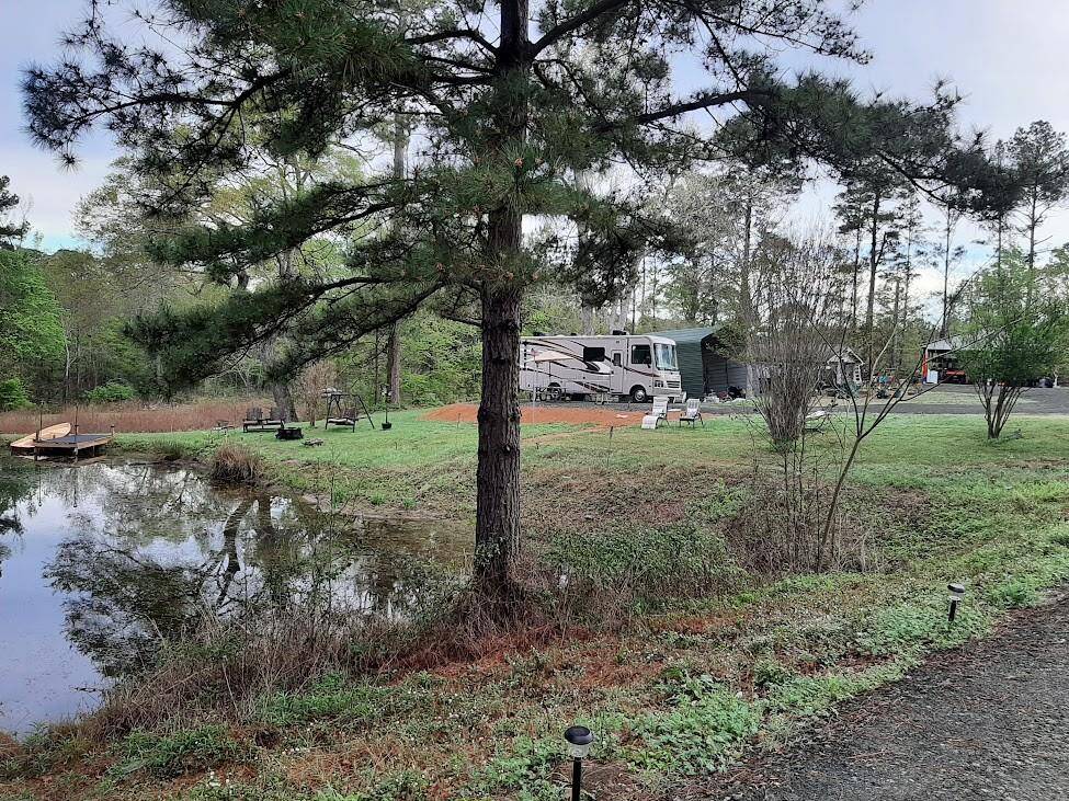 Pond with RV