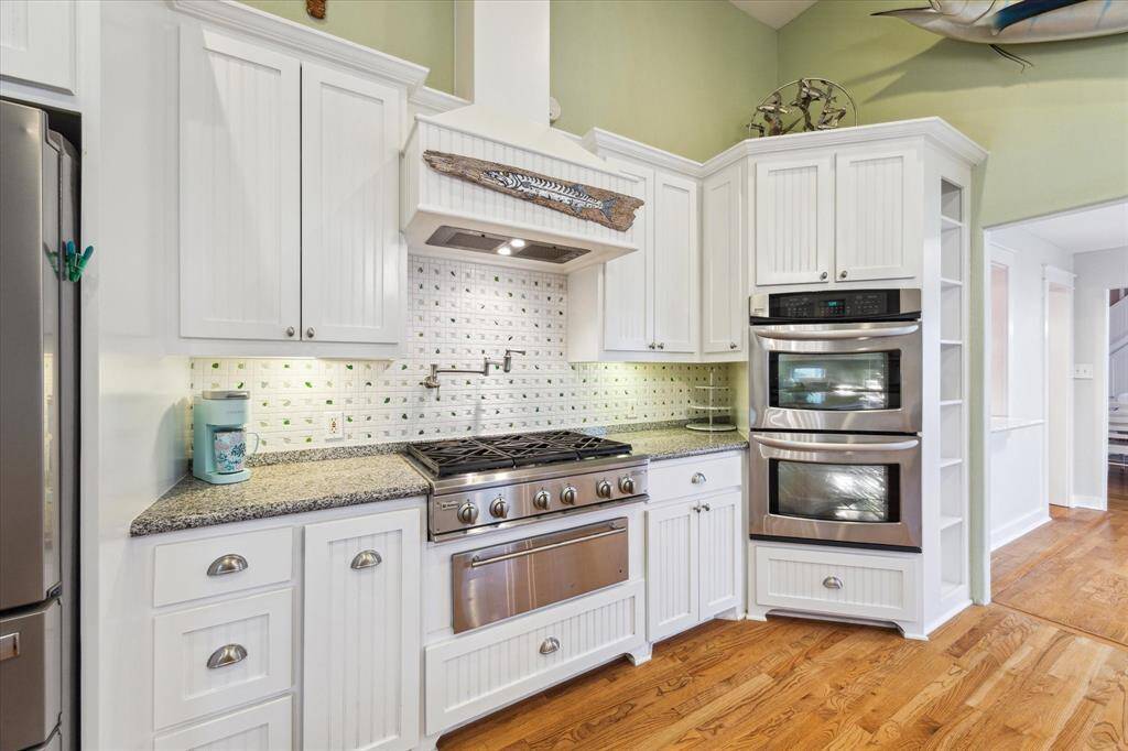 Double oven, Gas Stove and warming drawer
