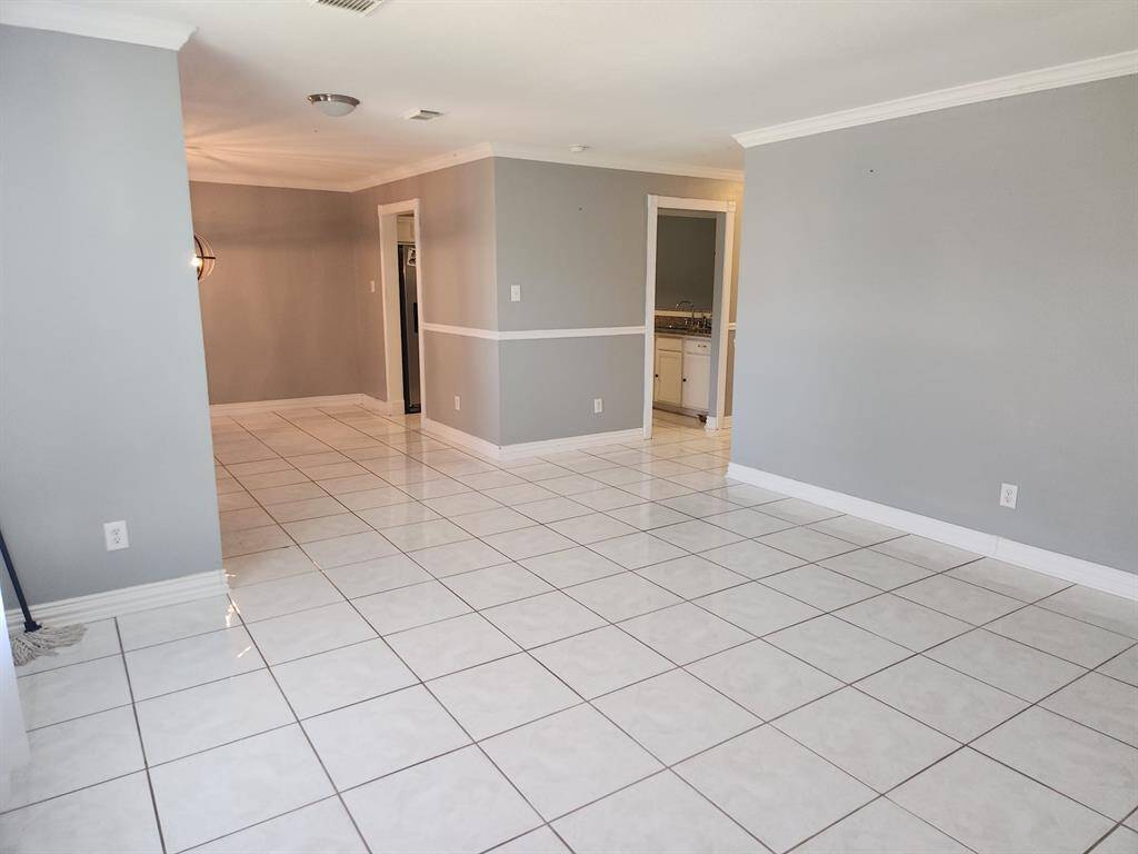 View from Formal Living to entry hallway