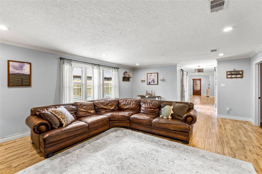 Gameroom with tons of natural light.