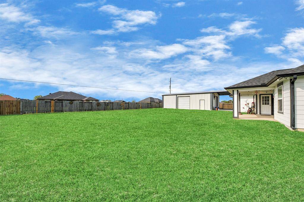 Expansive backyard