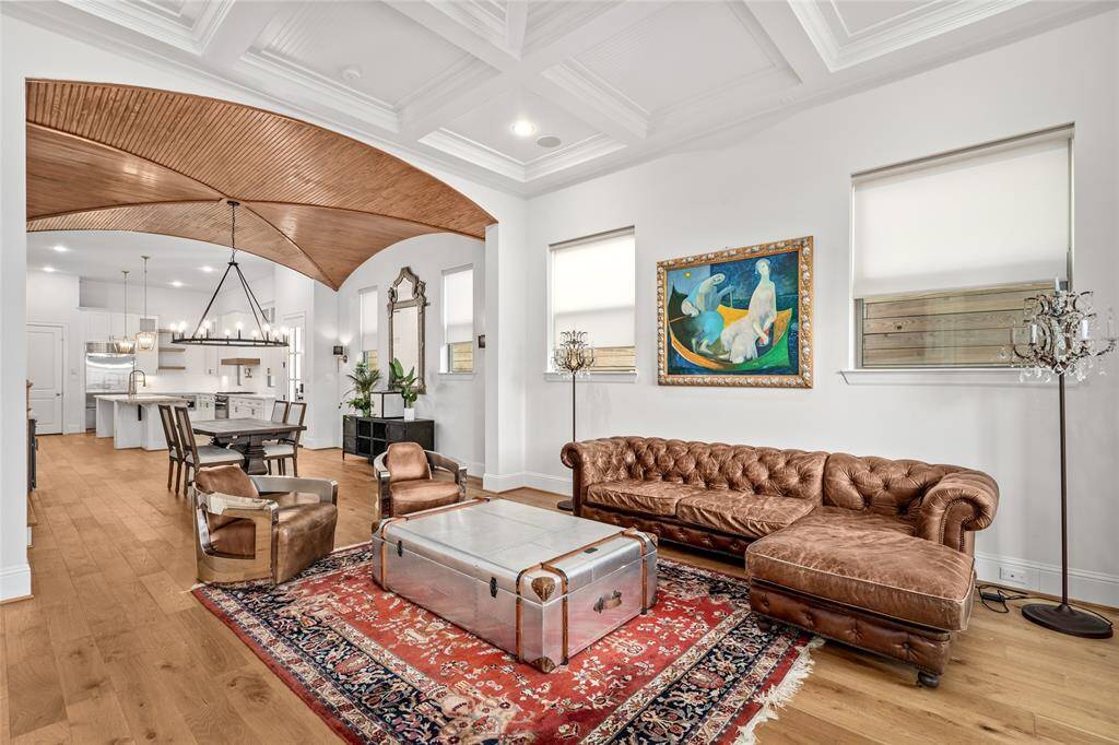 Another view of the open living space.