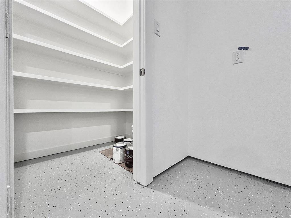 Garage Storage Closet.