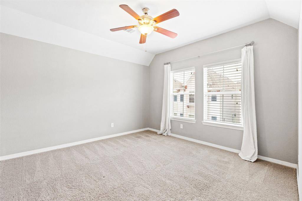A view of a secondary bedroom on the 3rd floor.