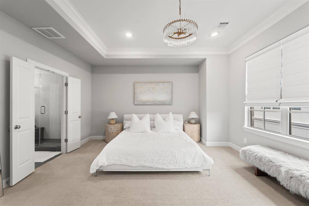 End your day in this stunning primary retreat