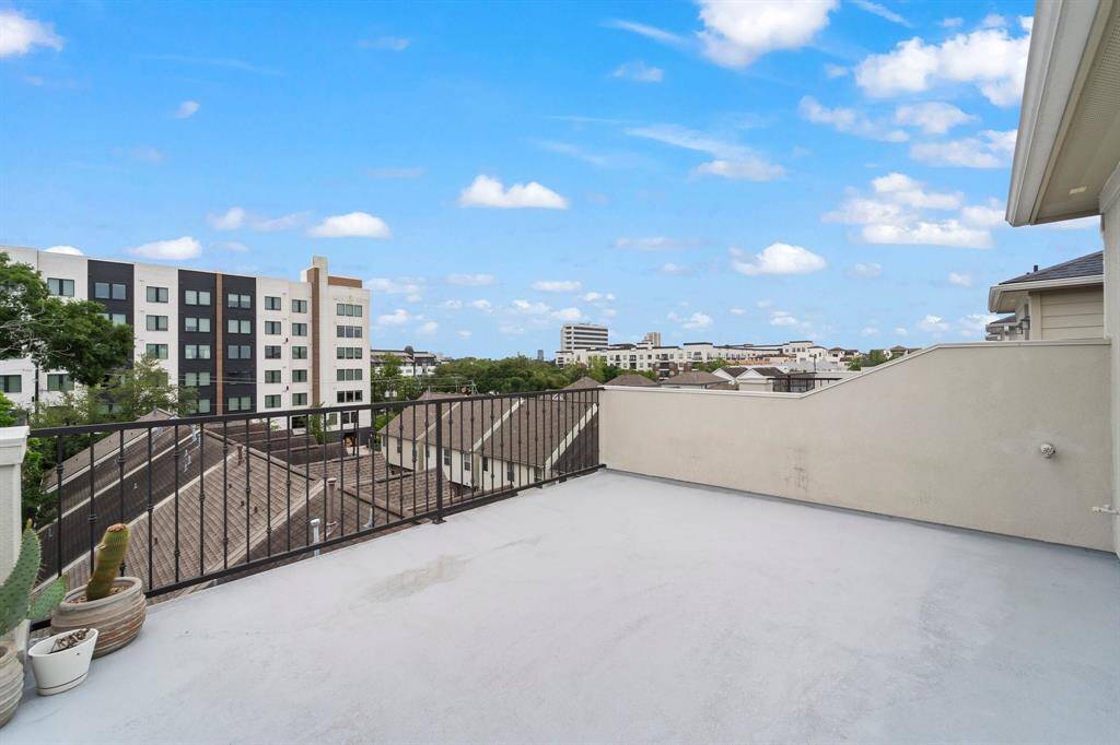 Stunning rooftop views from the fourth floor.