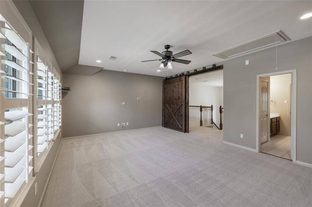 Gameroom with walk-thru bath to bedroom 2