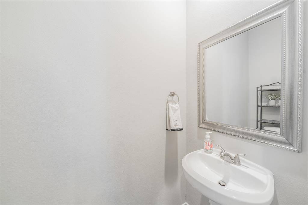 half bath downstairs