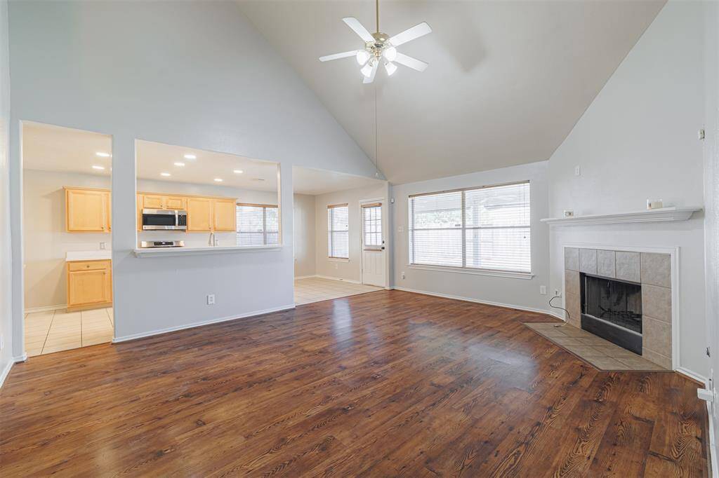 Large living area for entertaining.