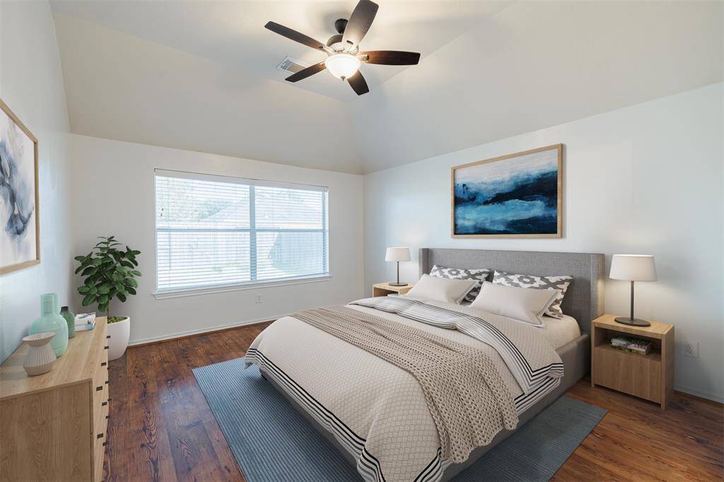 Large enough for your complete bedroom set.