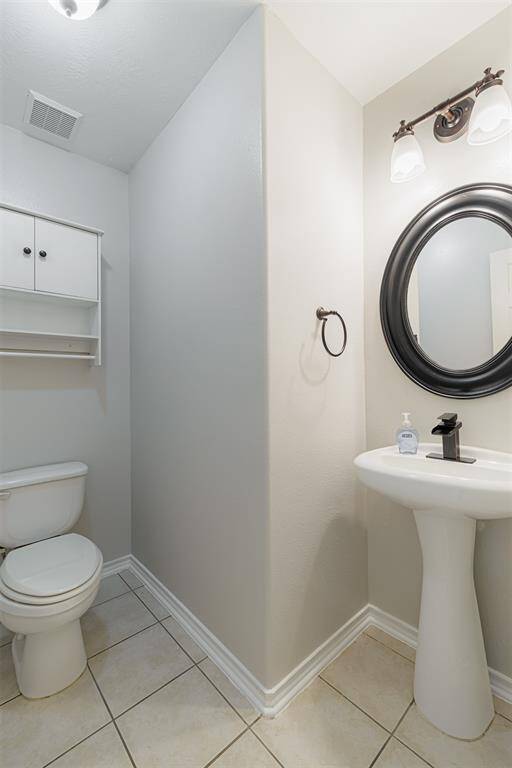 Large half bath