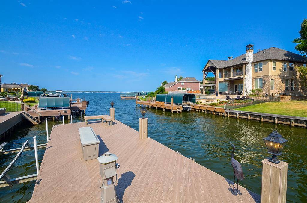 Notice the size of the boat dock.