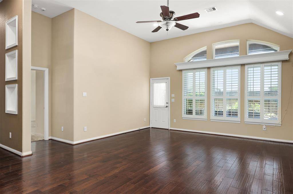 Stunning plantation shutters in the living room