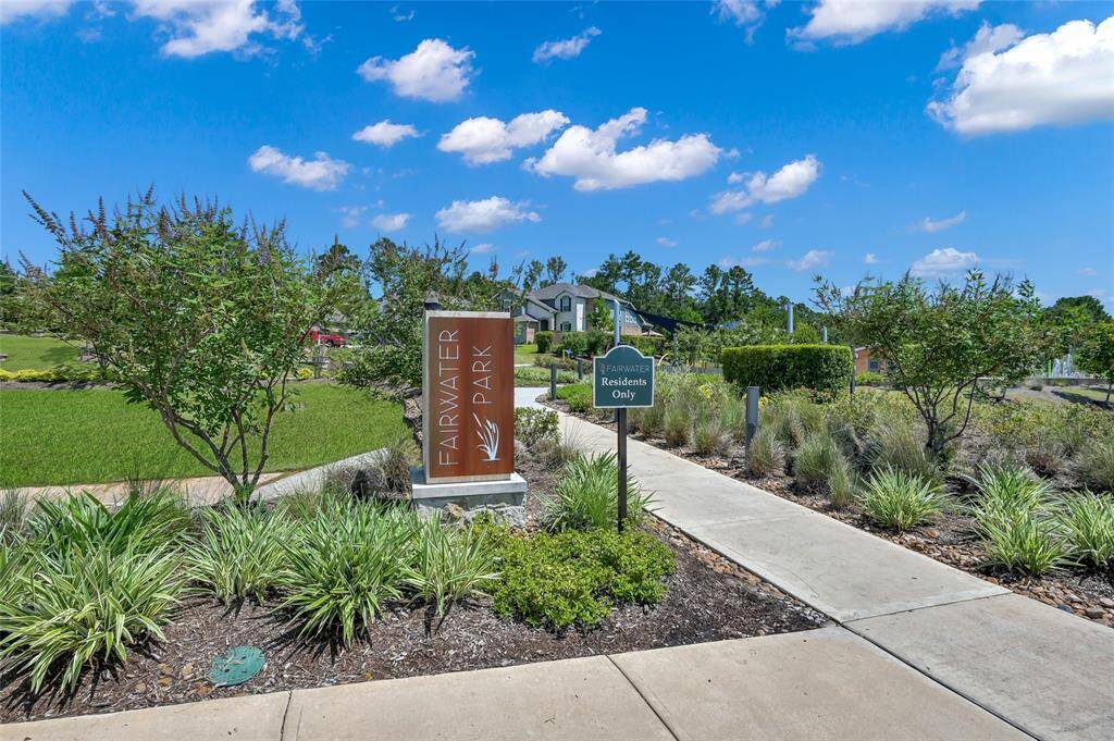 Walking trails with beautifully maintained landscaping.